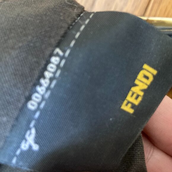 CLASSIC Fendi Pequin Borsa Hobo Shoulder Bag Pequin Stripes w/Authenticity Card - Picture 5 of 16